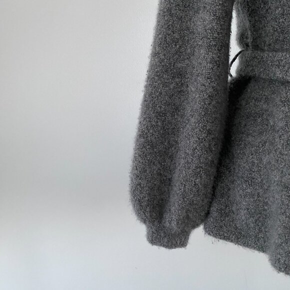 CO Cashmere Mock Neck Sweater Gray - Picture 6 of 11